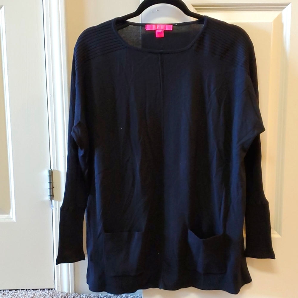 Black Lilly Pulitzer sweater, size XXS, $40